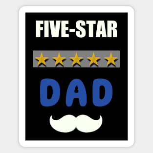 Five star dad Sticker